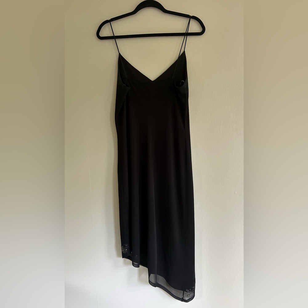 Y2K BYER TOO! Asymmetric Sparkly Midi Slip Dress Whimsigoth Fairy Grunge Sz L - Picture 13 of 15